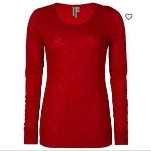 Daytrip Long Sleeve Red Thermal